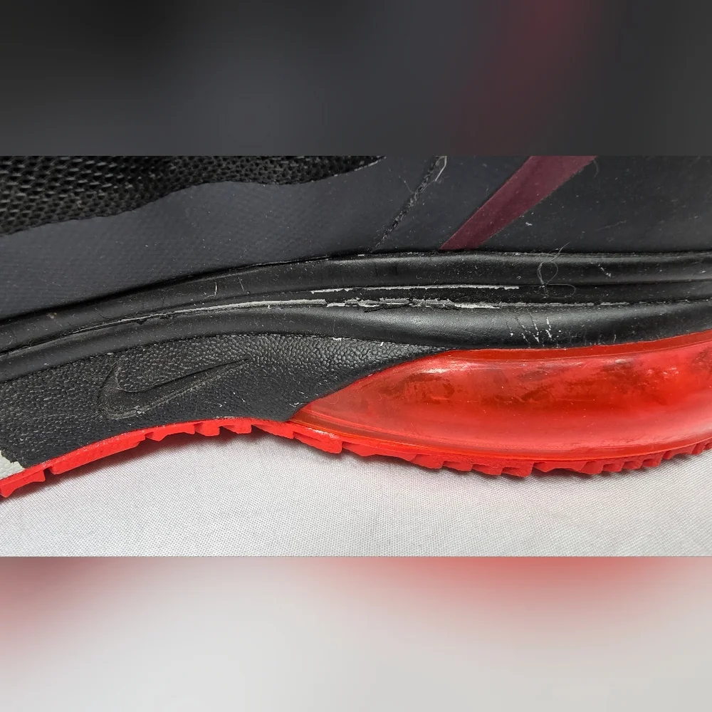 Nike Air Max Alpha 2011 Men's Size 13 Black Red 454347-600